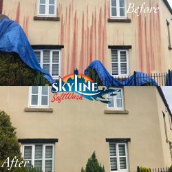 Wall Render Cleaning in Stroud, Gloucestershire